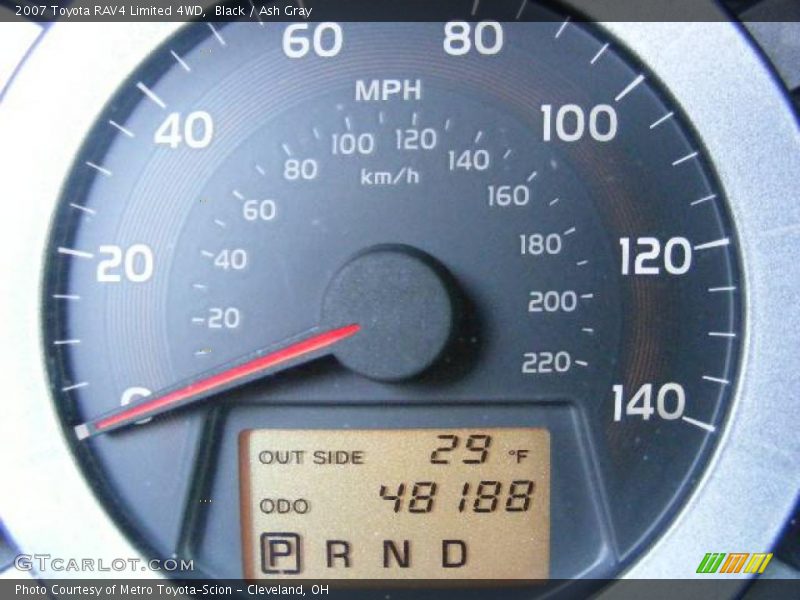 Black / Ash Gray 2007 Toyota RAV4 Limited 4WD