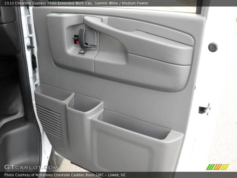 Summit White / Medium Pewter 2010 Chevrolet Express 3500 Extended Work Van