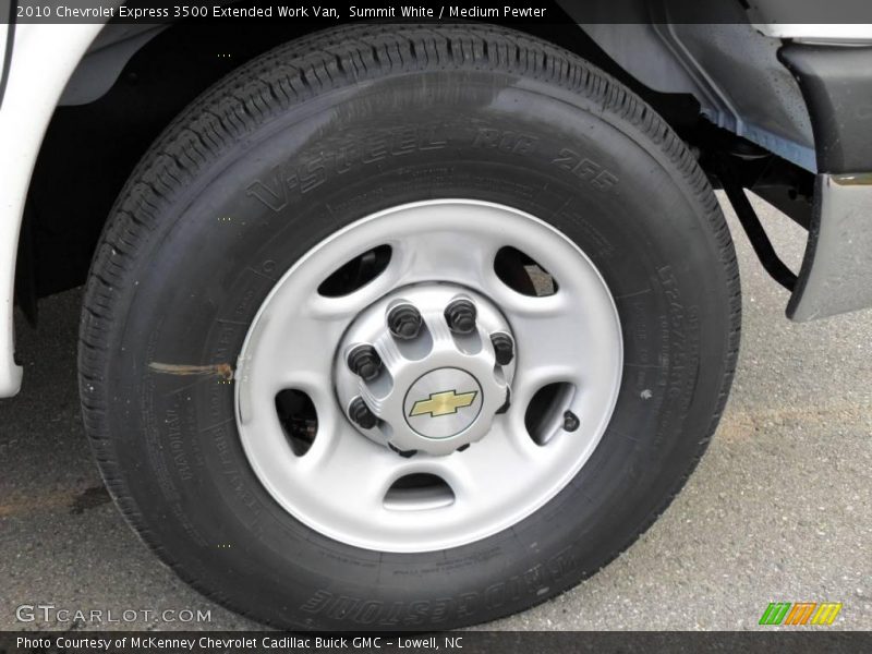 Summit White / Medium Pewter 2010 Chevrolet Express 3500 Extended Work Van