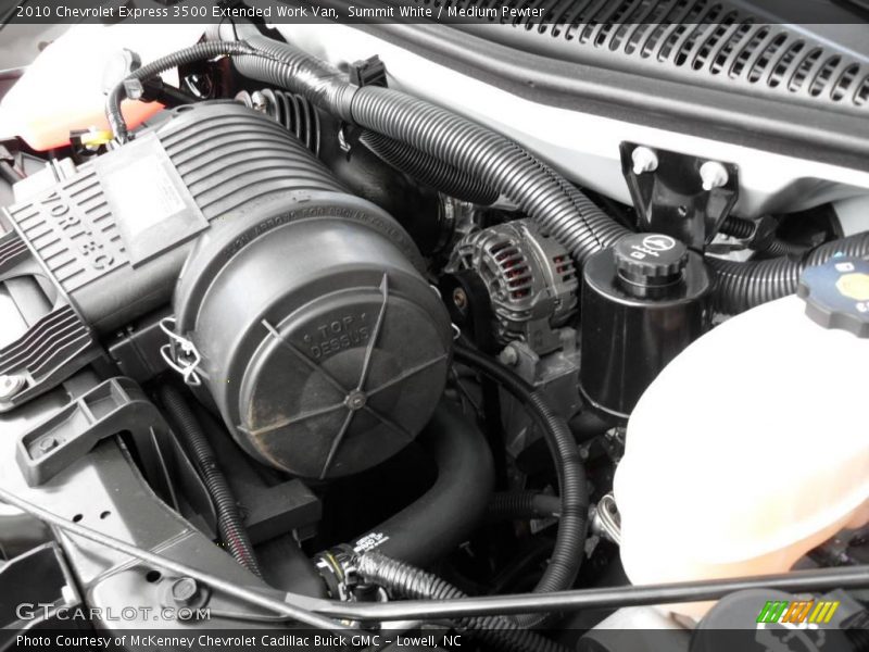 Summit White / Medium Pewter 2010 Chevrolet Express 3500 Extended Work Van