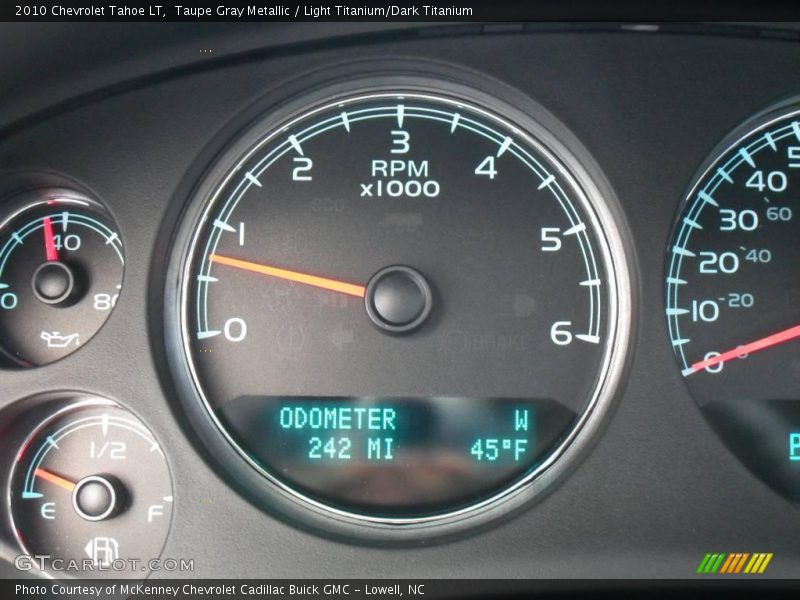 Taupe Gray Metallic / Light Titanium/Dark Titanium 2010 Chevrolet Tahoe LT