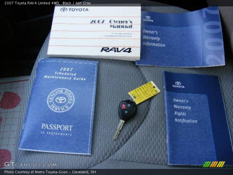 Black / Ash Gray 2007 Toyota RAV4 Limited 4WD