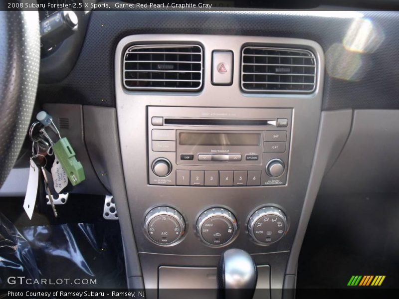 Garnet Red Pearl / Graphite Gray 2008 Subaru Forester 2.5 X Sports