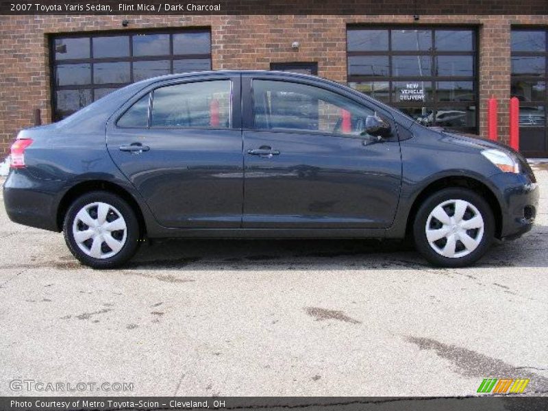 Flint Mica / Dark Charcoal 2007 Toyota Yaris Sedan