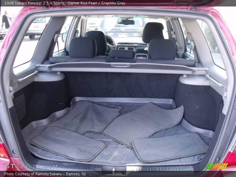 Garnet Red Pearl / Graphite Gray 2008 Subaru Forester 2.5 X Sports