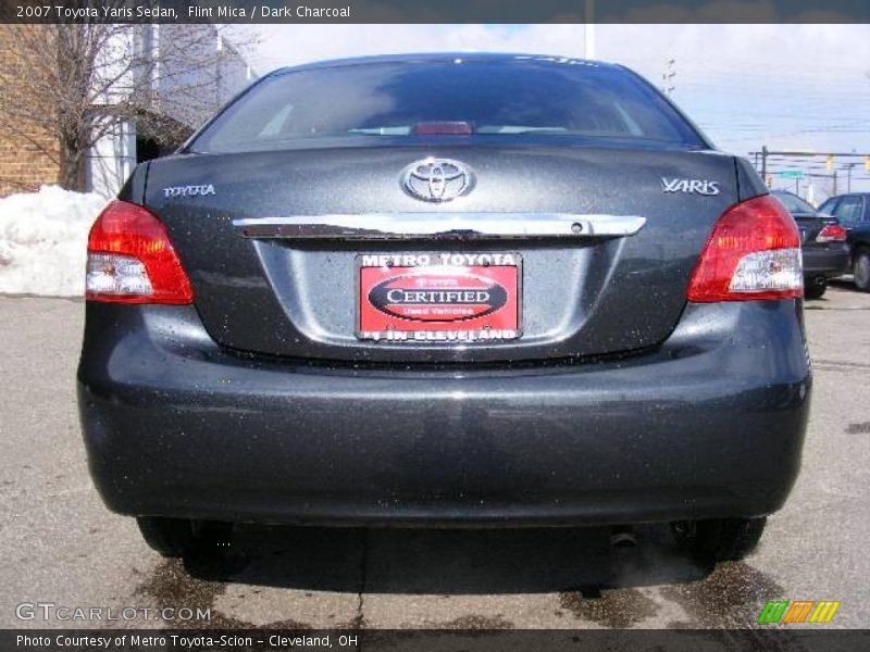 Flint Mica / Dark Charcoal 2007 Toyota Yaris Sedan