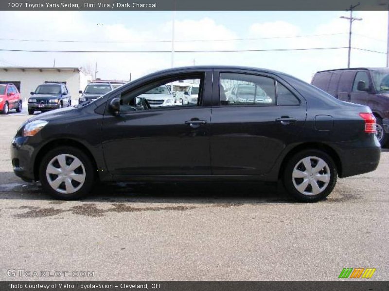 Flint Mica / Dark Charcoal 2007 Toyota Yaris Sedan
