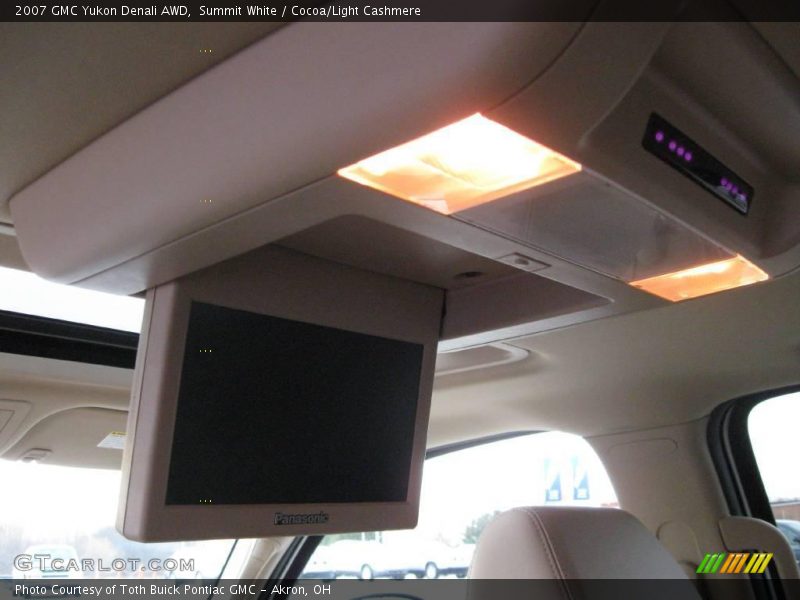 Summit White / Cocoa/Light Cashmere 2007 GMC Yukon Denali AWD