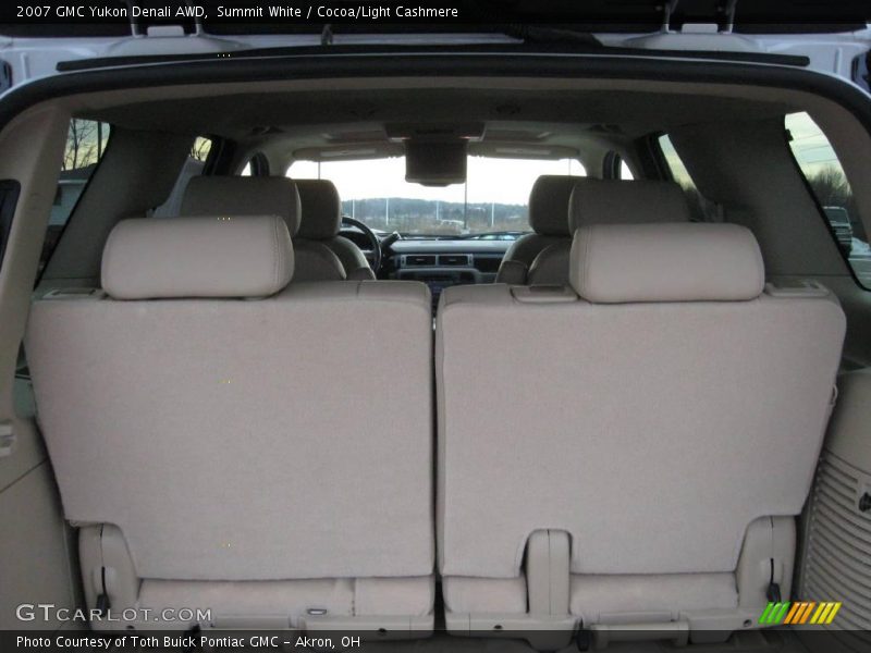Summit White / Cocoa/Light Cashmere 2007 GMC Yukon Denali AWD