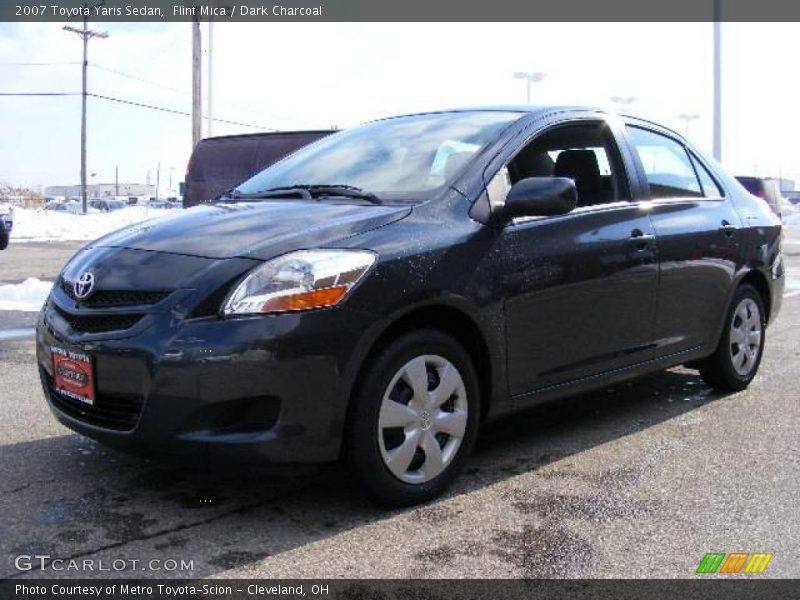 Flint Mica / Dark Charcoal 2007 Toyota Yaris Sedan