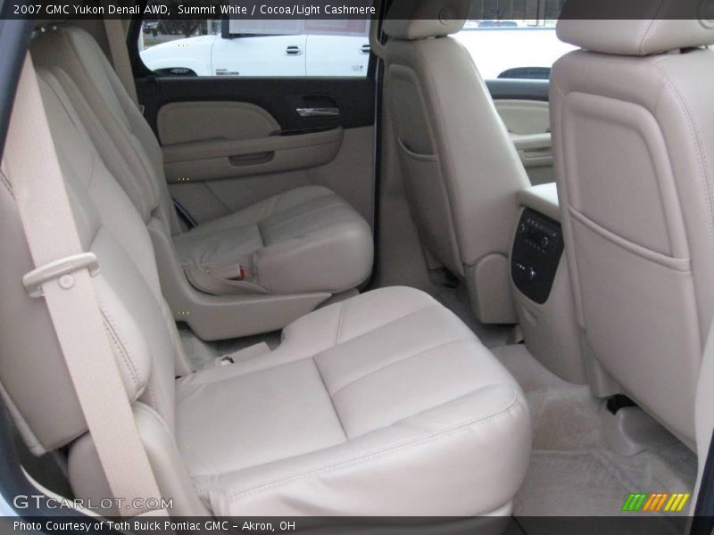 Summit White / Cocoa/Light Cashmere 2007 GMC Yukon Denali AWD