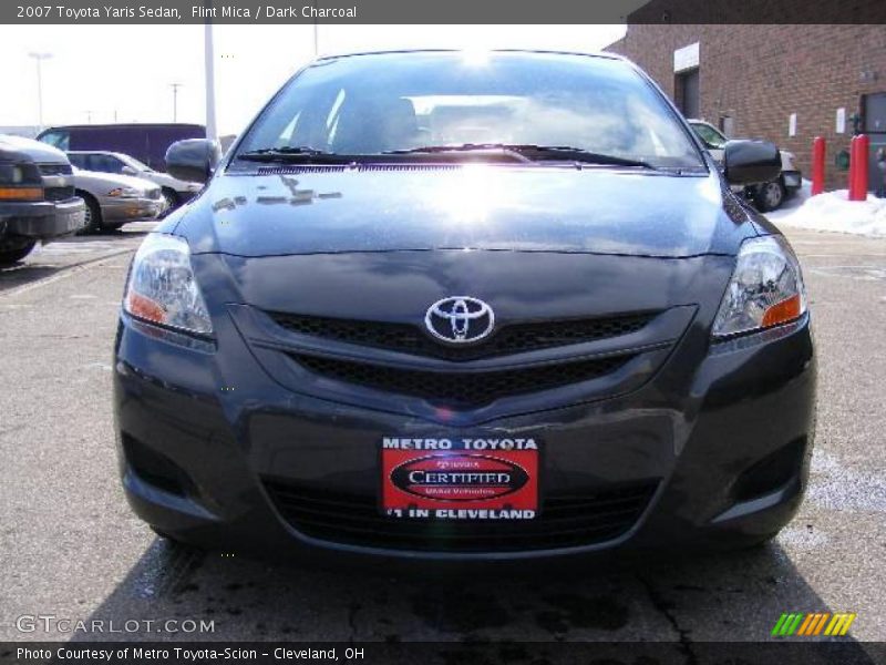 Flint Mica / Dark Charcoal 2007 Toyota Yaris Sedan