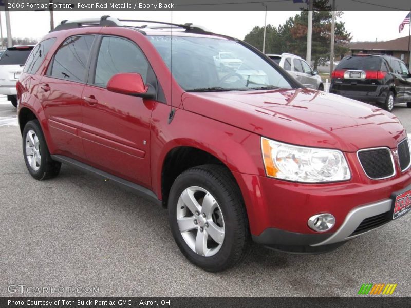 Fever Red Metallic / Ebony Black 2006 Pontiac Torrent