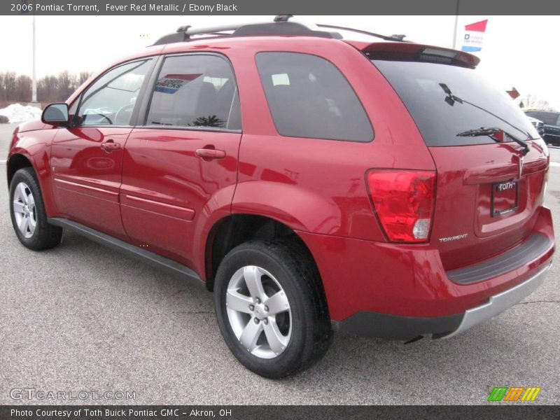 Fever Red Metallic / Ebony Black 2006 Pontiac Torrent