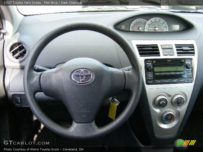 Flint Mica / Dark Charcoal 2007 Toyota Yaris Sedan