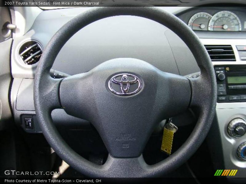 Flint Mica / Dark Charcoal 2007 Toyota Yaris Sedan