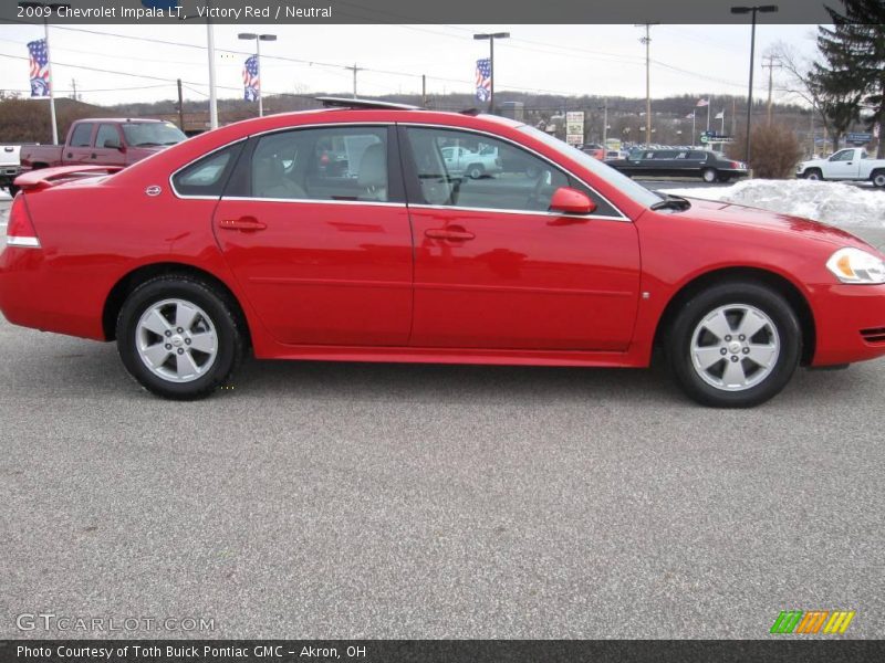 Victory Red / Neutral 2009 Chevrolet Impala LT