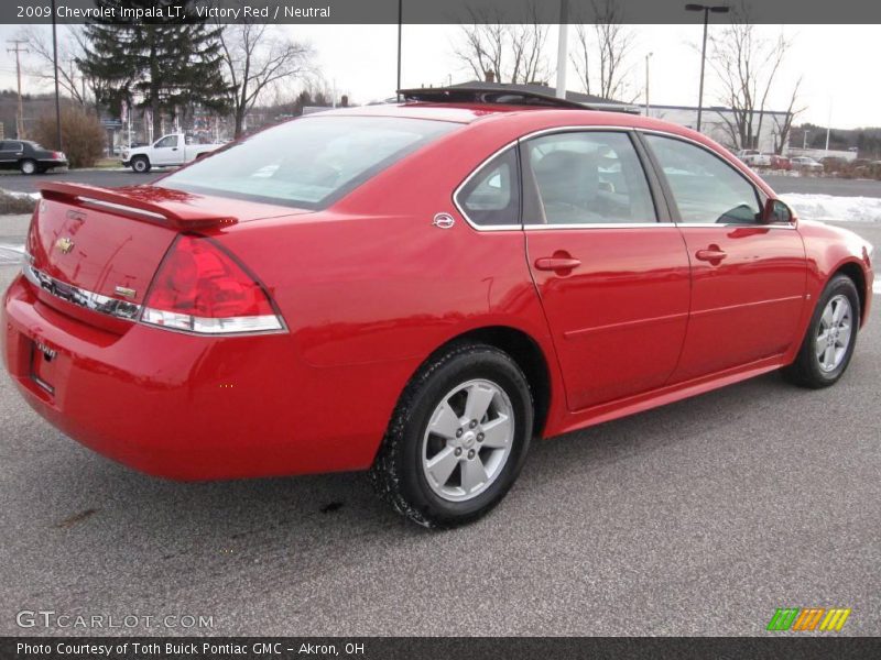 Victory Red / Neutral 2009 Chevrolet Impala LT