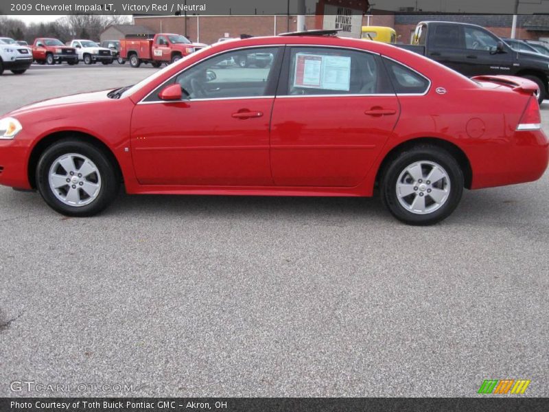 Victory Red / Neutral 2009 Chevrolet Impala LT