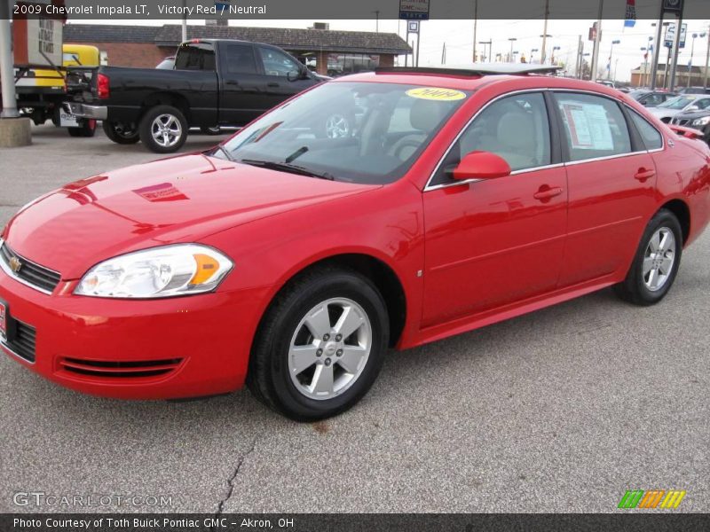 Victory Red / Neutral 2009 Chevrolet Impala LT