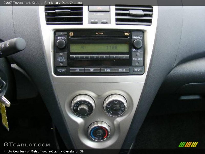 Flint Mica / Dark Charcoal 2007 Toyota Yaris Sedan