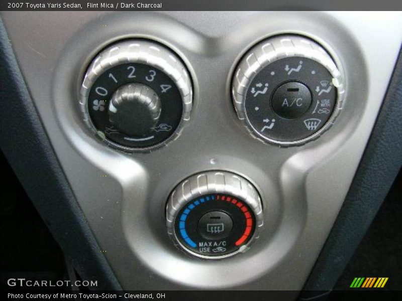 Flint Mica / Dark Charcoal 2007 Toyota Yaris Sedan