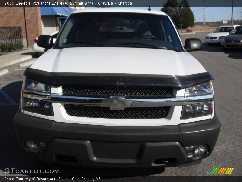 Summit White / Gray/Dark Charcoal 2006 Chevrolet Avalanche Z71 4x4