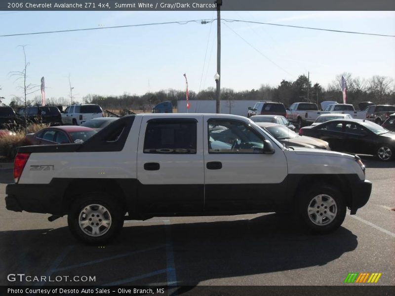 Summit White / Gray/Dark Charcoal 2006 Chevrolet Avalanche Z71 4x4