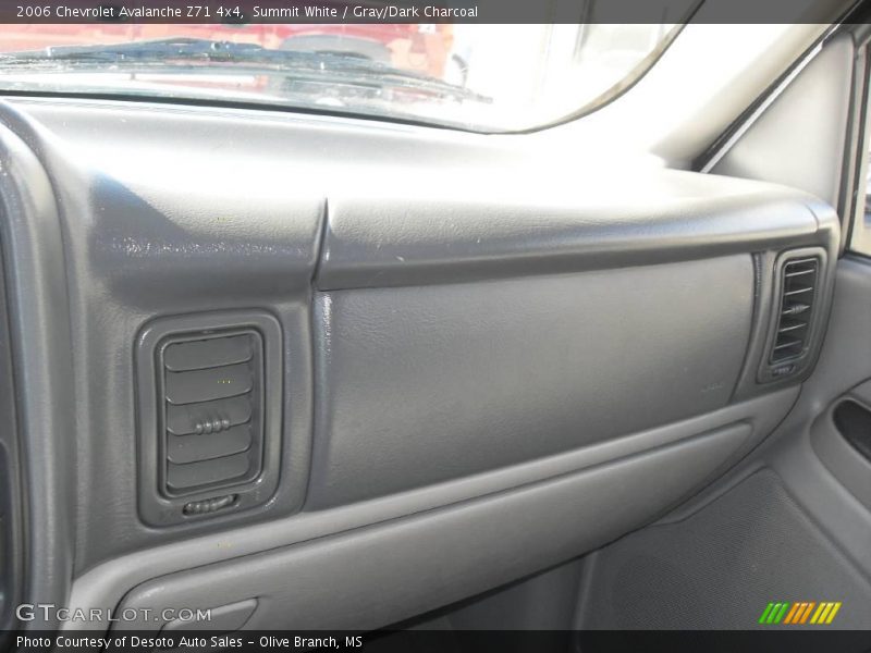 Summit White / Gray/Dark Charcoal 2006 Chevrolet Avalanche Z71 4x4