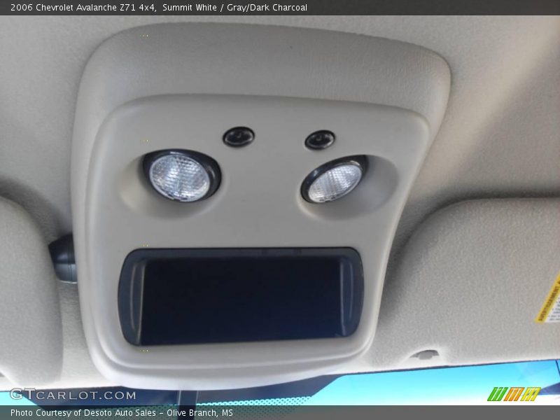 Summit White / Gray/Dark Charcoal 2006 Chevrolet Avalanche Z71 4x4