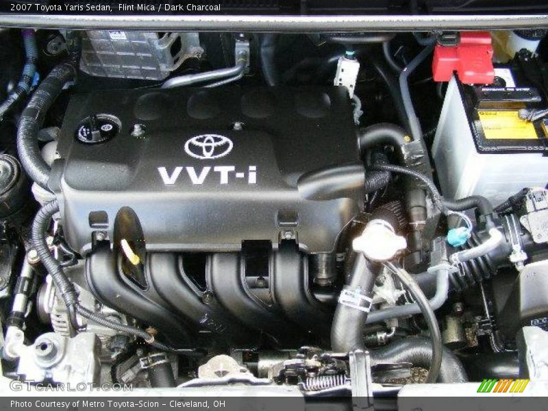 Flint Mica / Dark Charcoal 2007 Toyota Yaris Sedan