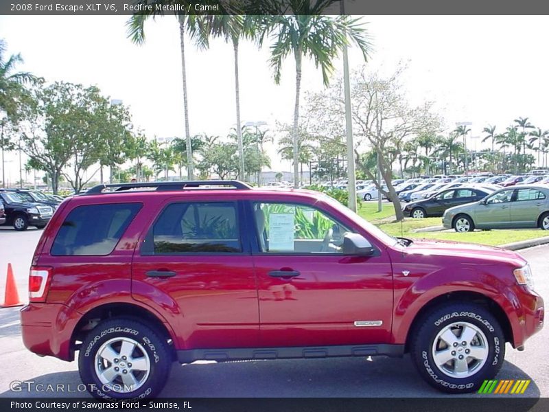 Redfire Metallic / Camel 2008 Ford Escape XLT V6