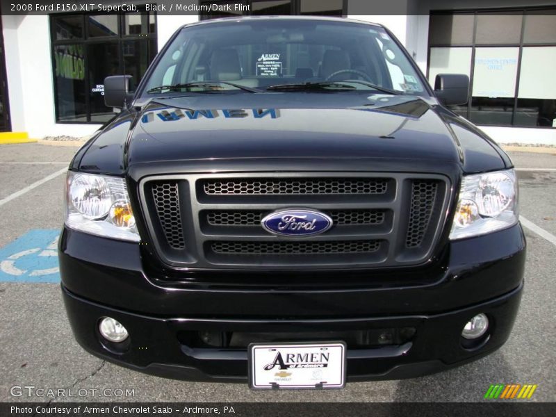 Black / Medium/Dark Flint 2008 Ford F150 XLT SuperCab