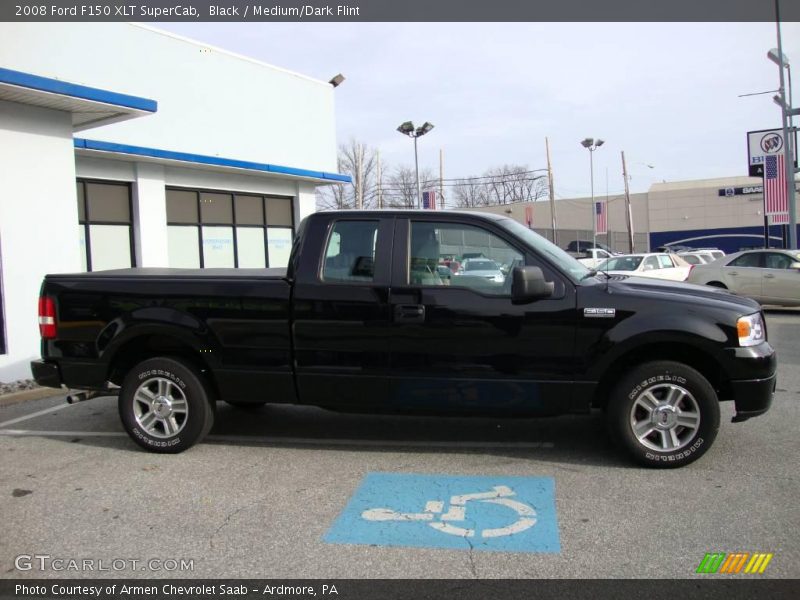 Black / Medium/Dark Flint 2008 Ford F150 XLT SuperCab