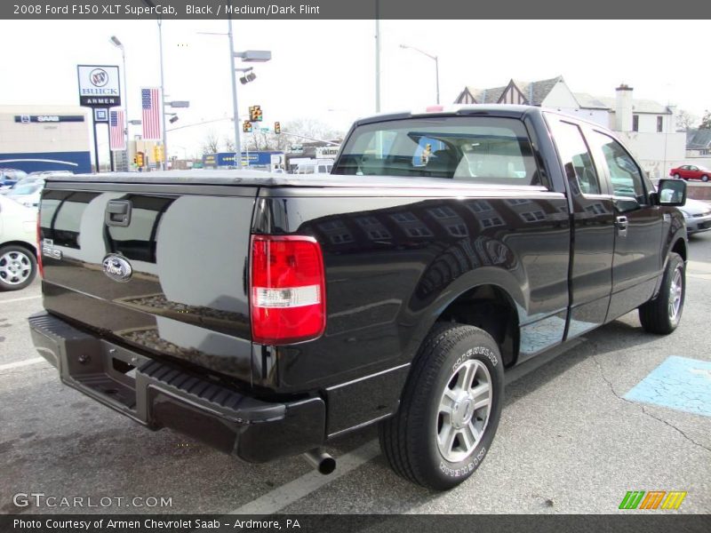 Black / Medium/Dark Flint 2008 Ford F150 XLT SuperCab