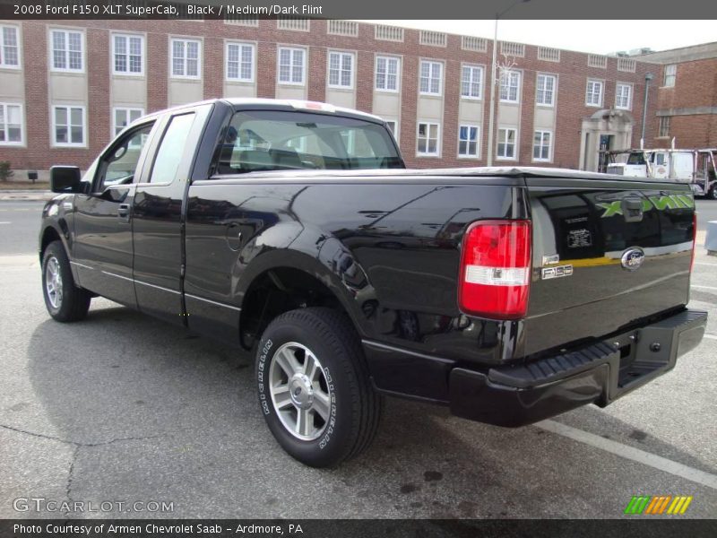 Black / Medium/Dark Flint 2008 Ford F150 XLT SuperCab