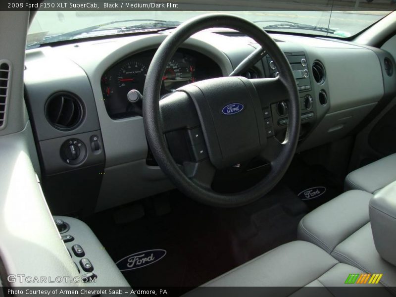 Black / Medium/Dark Flint 2008 Ford F150 XLT SuperCab