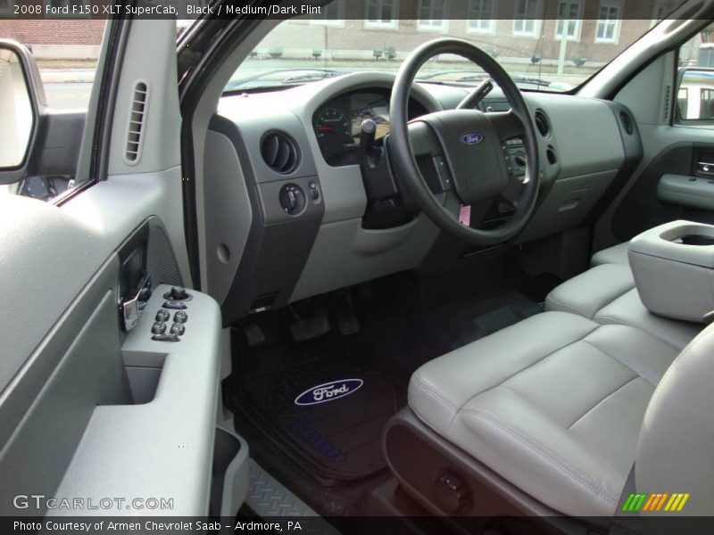 Black / Medium/Dark Flint 2008 Ford F150 XLT SuperCab