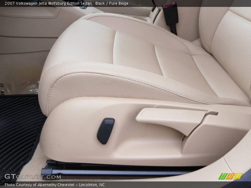 Black / Pure Beige 2007 Volkswagen Jetta Wolfsburg Edition Sedan