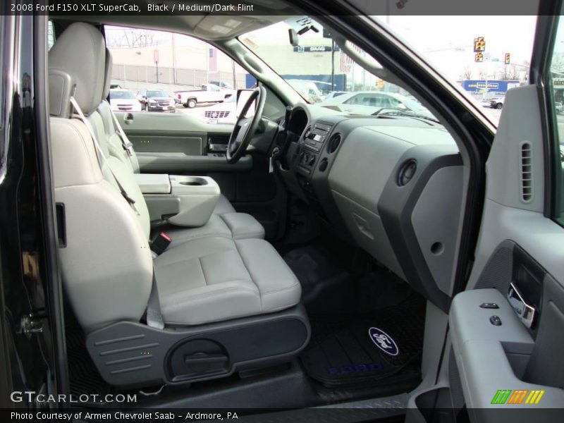 Black / Medium/Dark Flint 2008 Ford F150 XLT SuperCab