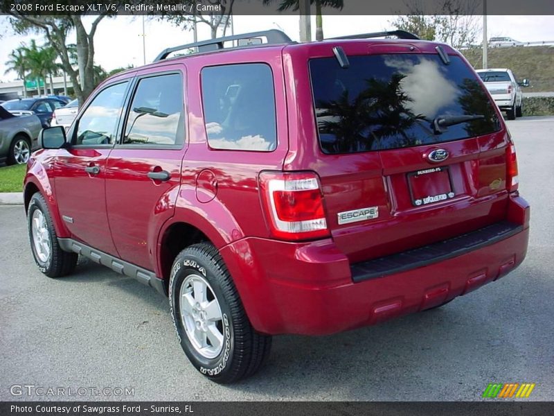 Redfire Metallic / Camel 2008 Ford Escape XLT V6