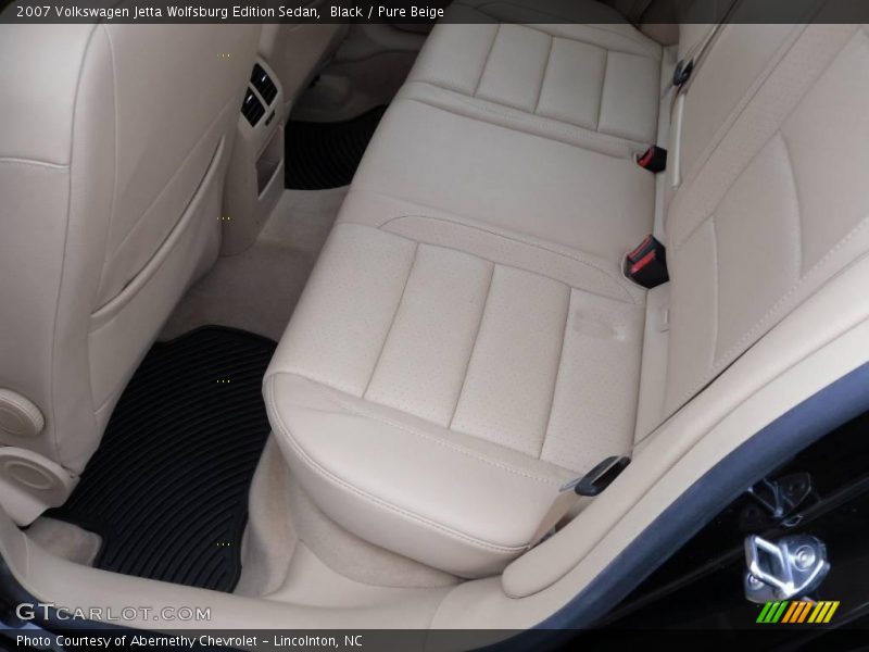Black / Pure Beige 2007 Volkswagen Jetta Wolfsburg Edition Sedan
