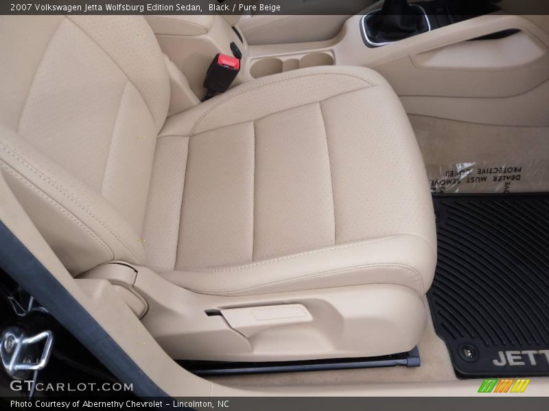 Black / Pure Beige 2007 Volkswagen Jetta Wolfsburg Edition Sedan