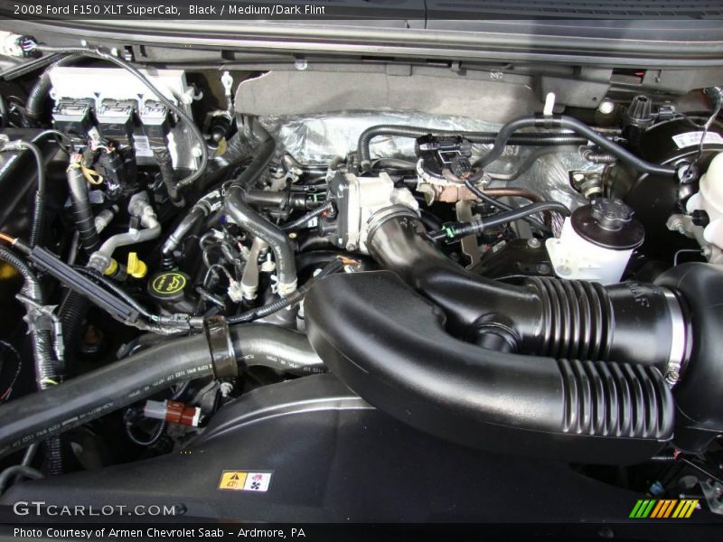 Black / Medium/Dark Flint 2008 Ford F150 XLT SuperCab