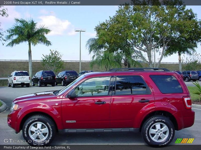 Redfire Metallic / Camel 2008 Ford Escape XLT V6