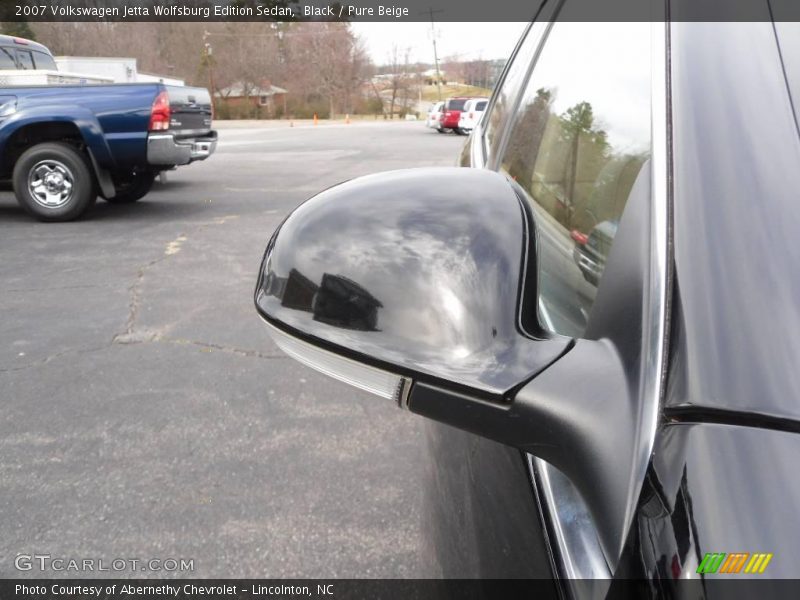 Black / Pure Beige 2007 Volkswagen Jetta Wolfsburg Edition Sedan