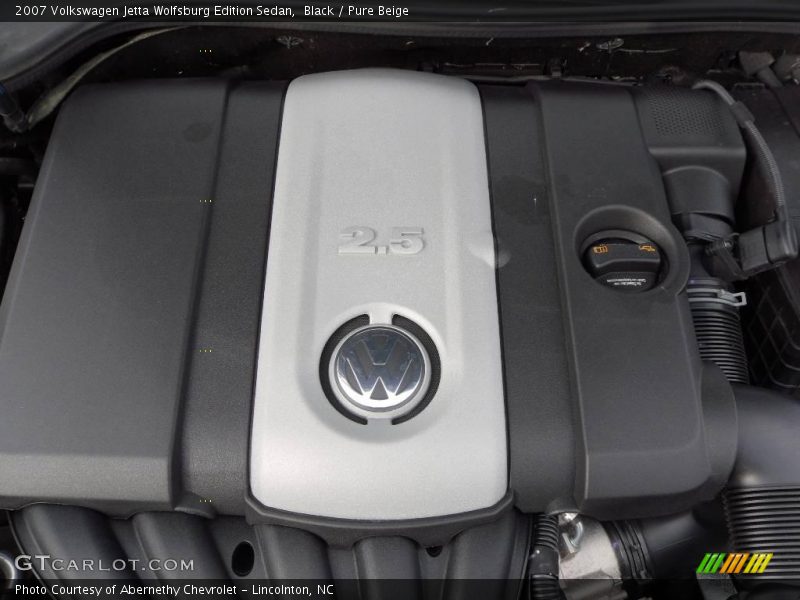 Black / Pure Beige 2007 Volkswagen Jetta Wolfsburg Edition Sedan