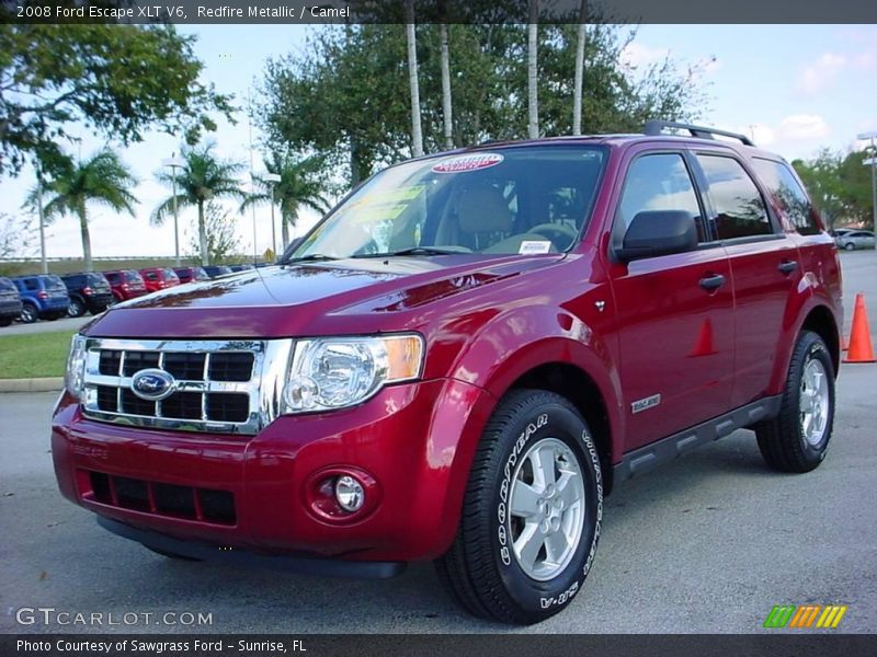 Redfire Metallic / Camel 2008 Ford Escape XLT V6