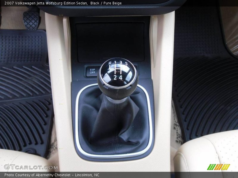 Black / Pure Beige 2007 Volkswagen Jetta Wolfsburg Edition Sedan