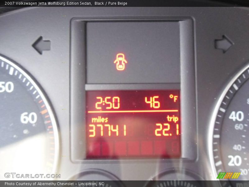 Black / Pure Beige 2007 Volkswagen Jetta Wolfsburg Edition Sedan